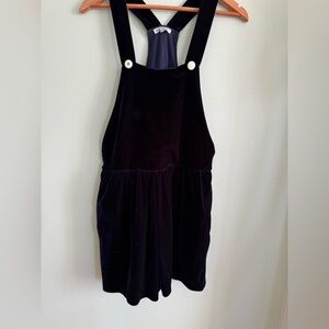 NAF NAF Dark Blue Velvet Straps